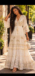 Robe longue bohème chic