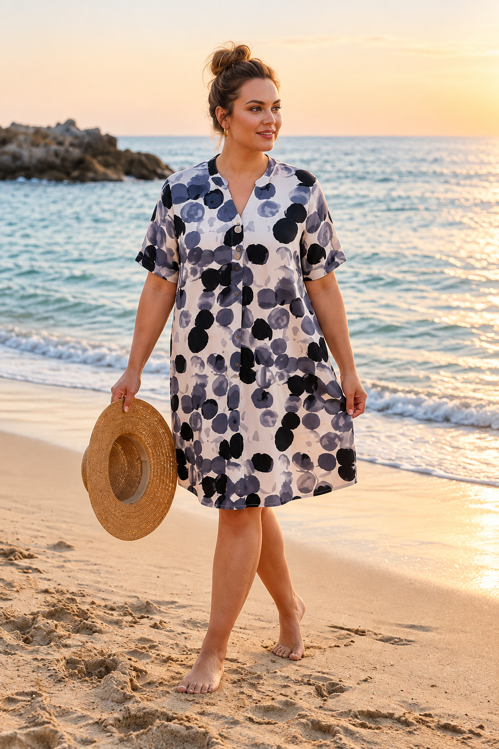 Robe courte genou Zazy