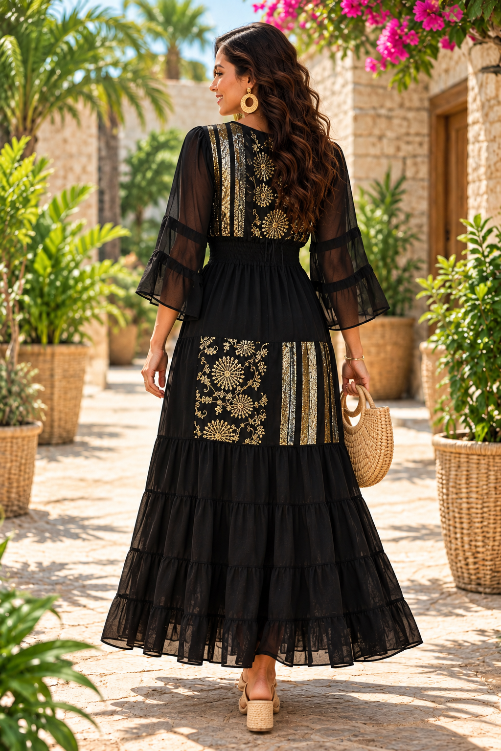 Robe longue Bohème Chic