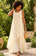 Robe< dentelle >